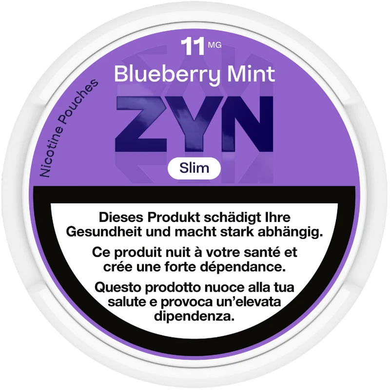 Zyn Blueberry Mint Slim 11mg