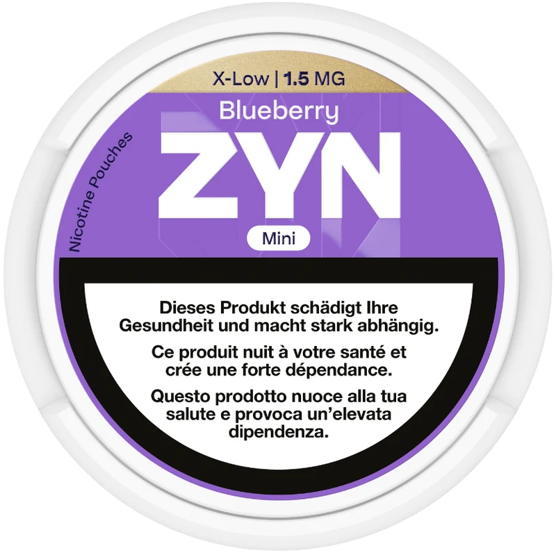 Zyn Blueberry Mini X-Low 1.5mg