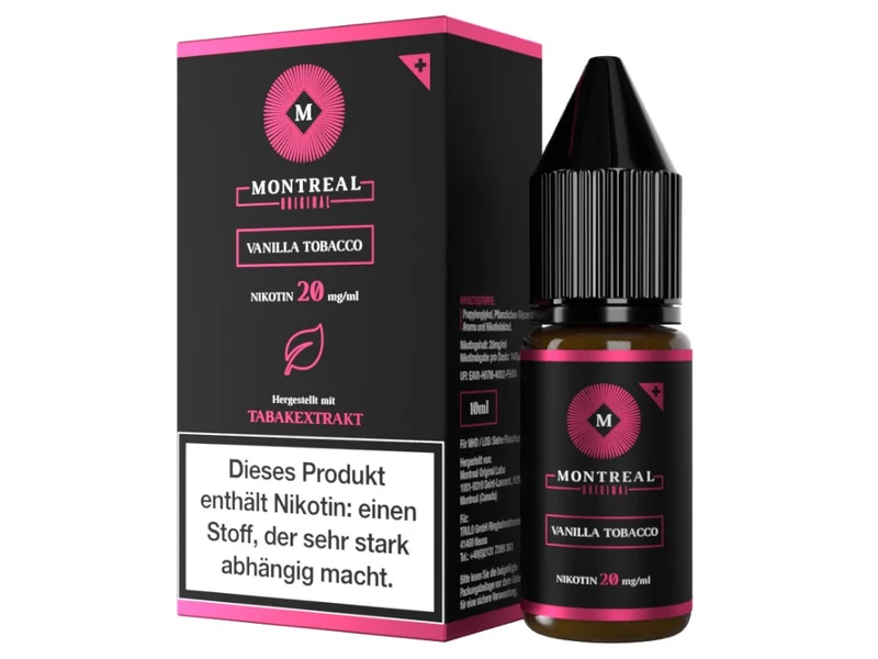 Montreal Original - Vanilla Tobacco - 10ml Fertigliquid (Nikotinsalz)