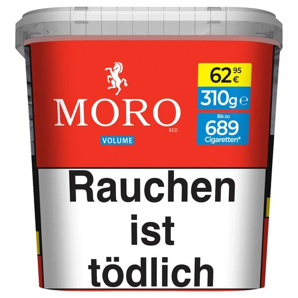 Moro Volumen Rot Titan Box Stopftabak 310 g