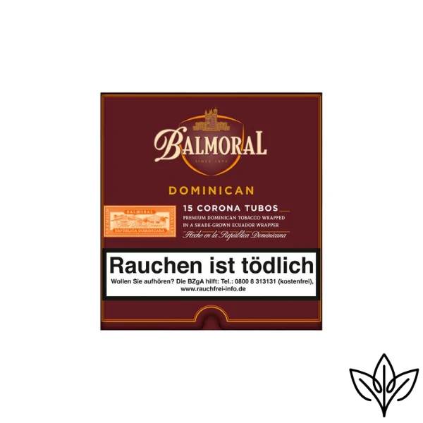 Balmoral Dominican Selection Corona Tubos Zigarren, 15 Stück