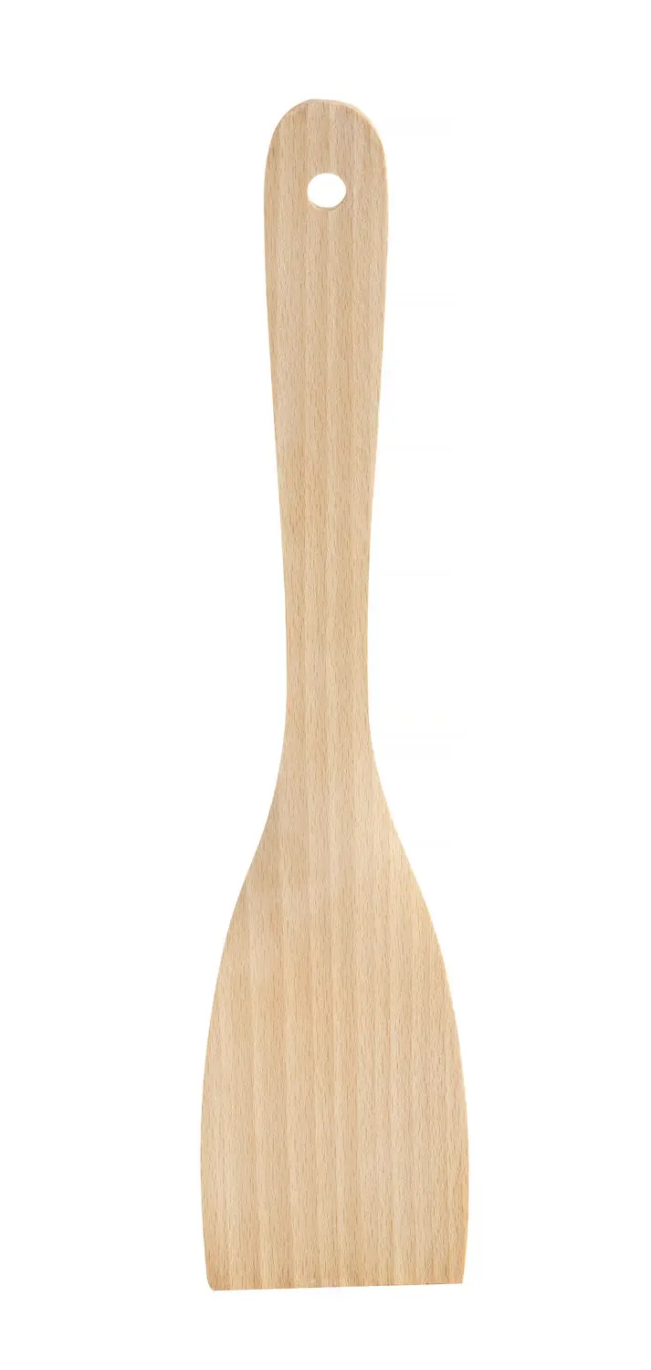 HENDI Gebogener Holzspatel – 2er-Set, 320x70 mm