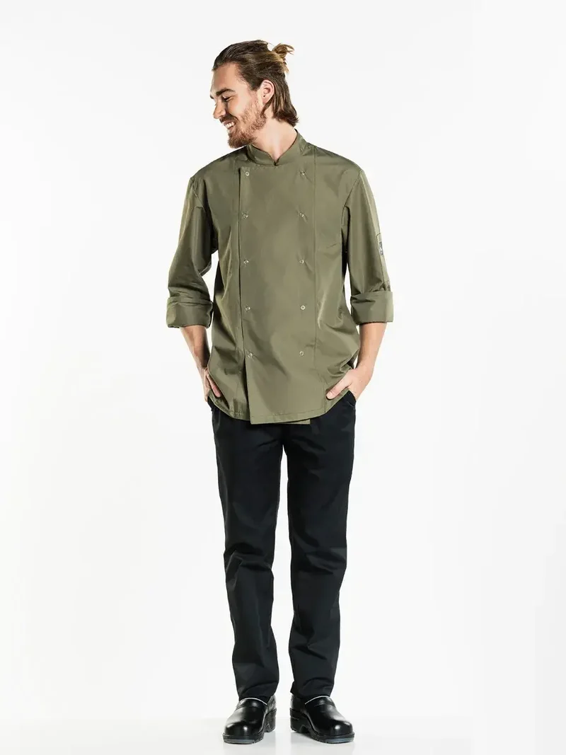 Kochjacke Chaud Devant Chef Jacket Hilton Poco Dark Olive 3XL
