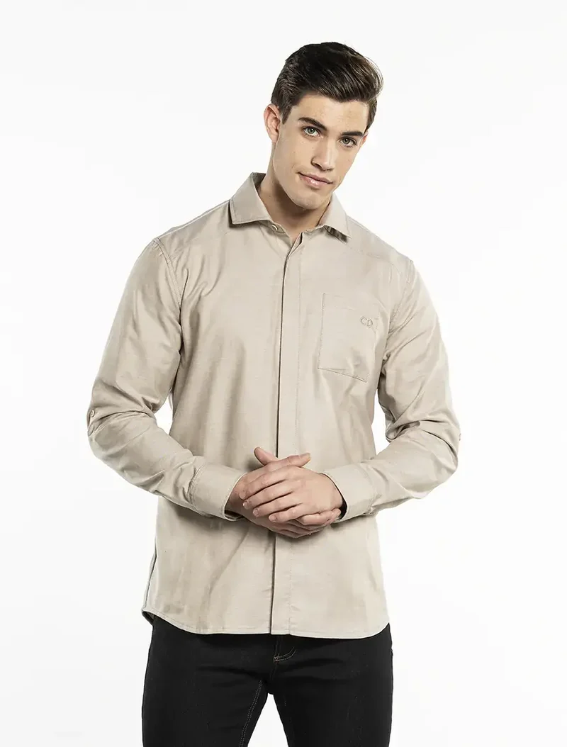 Kellnerbluse Chaud Devant Shirt Men UFX Sand Melee L