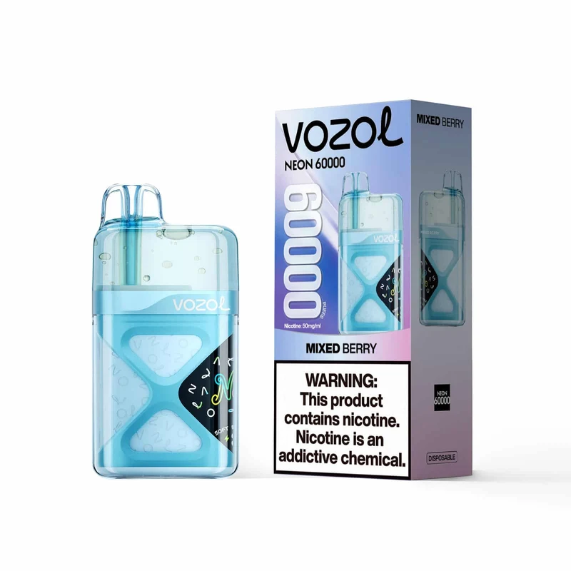 VOZOL NEON 60K 60000 Puffs Wiederaufladbares Einweg Kit - 💥 Nehme 4 Zahle NUR 3! + Ab einem Einkauf von 100€ 2 Mystery Gratis💥