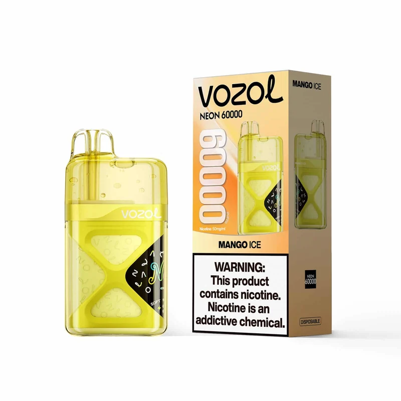 VOZOL NEON 60K 60000 Puffs Wiederaufladbares Einweg Kit - 💥 Nehme 4 Zahle NUR 3! + Ab einem Einkauf von 100€ 2 Mystery Gratis💥