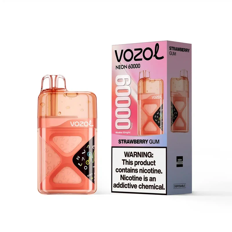 VOZOL NEON 60K 60000 Puffs Wiederaufladbares Einweg Kit - 💥 Nehme 4 Zahle NUR 3! + Ab einem Einkauf von 100€ 2 Mystery Gratis💥