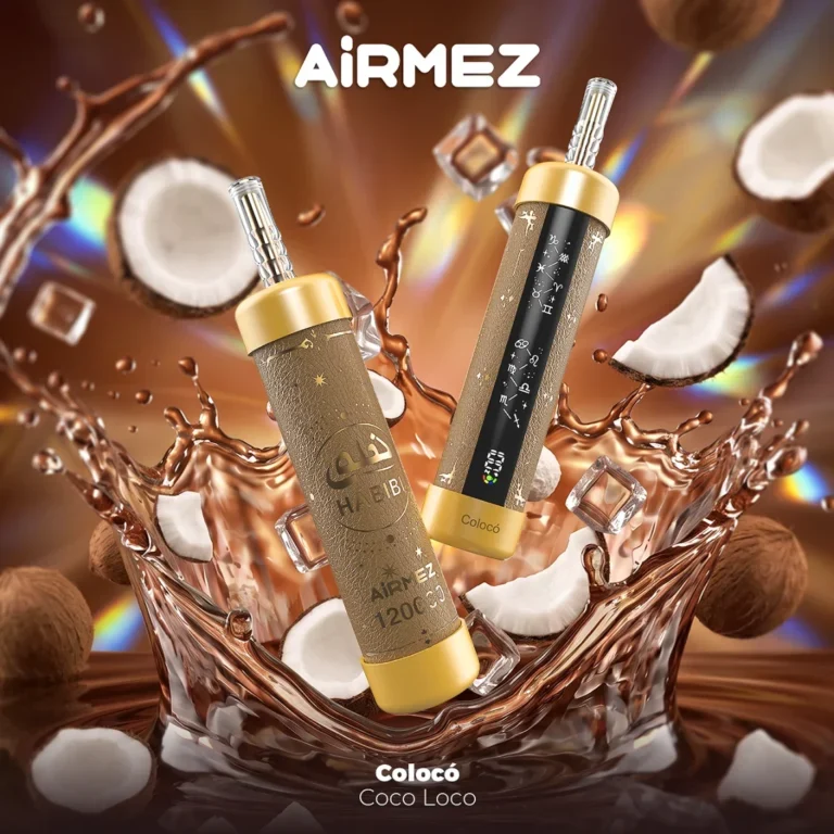 Airmez HABIBI 120K 120000 Puffs Shisha Hookah Wiederaufladbares Einweg Kit - 💥 Nehme 4 Zahle NUR 3! + Ab einem Einkauf von 100€ 2 Mystery Gratis💥
