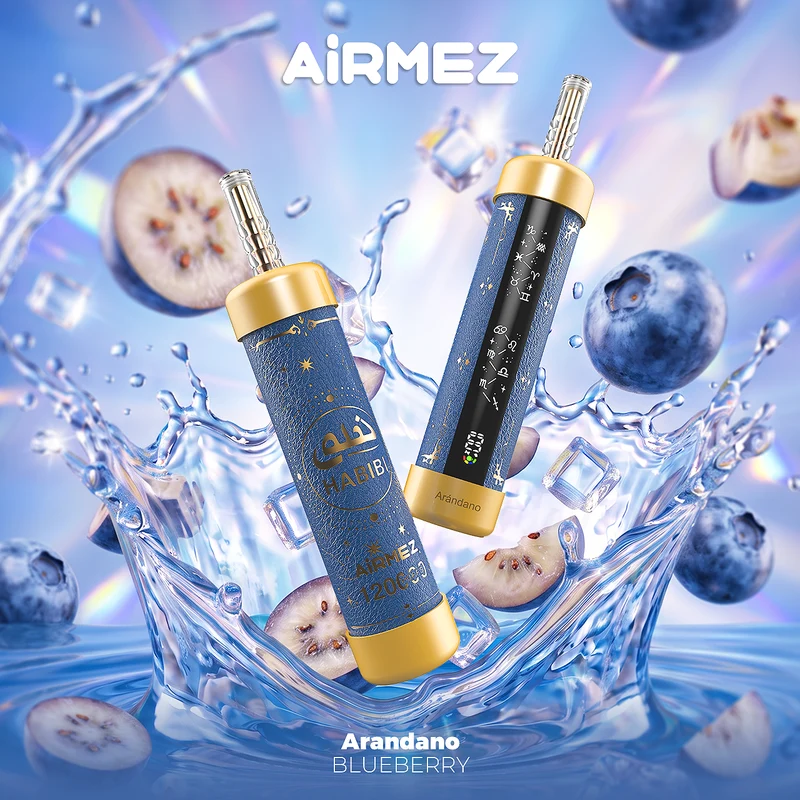 Airmez HABIBI 120K 120000 Puffs Shisha Hookah Wiederaufladbares Einweg Kit - 💥 Nehme 4 Zahle NUR 3! + Ab einem Einkauf von 100€ 2 Mystery Gratis💥