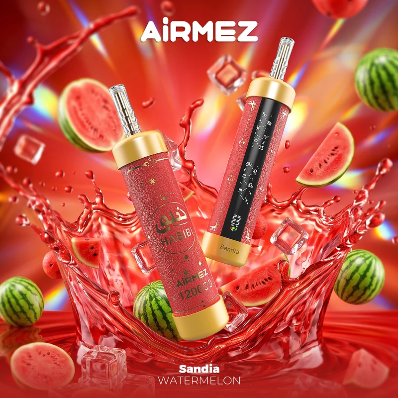 Airmez HABIBI 120K 120000 Puffs Shisha Hookah Wiederaufladbares Einweg Kit - 💥 Nehme 4 Zahle NUR 3! + Ab einem Einkauf von 100€ 2 Mystery Gratis💥