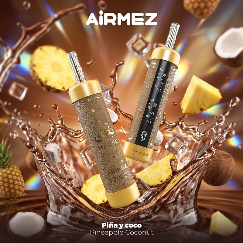 Airmez HABIBI 120K 120000 Puffs Shisha Hookah Wiederaufladbares Einweg Kit - 💥 Nehme 4 Zahle NUR 3! + Ab einem Einkauf von 100€ 2 Mystery Gratis💥