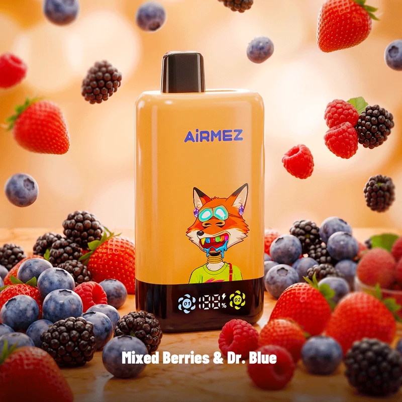 AiRMEZ Fox 2in1 Pro 80K 80000 Puffs Einweg Kit 30ml - 💥 Nehme 4 Zahle NUR 3! + Ab einem Einkauf von 100€ 2 Mystery Gratis💥