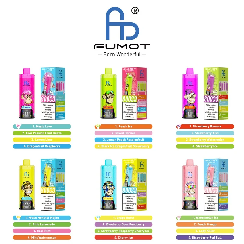 Fumot Eco 4in1 80K Puffs Einweg Kit - 💥 Nehme 4 Zahle NUR 3! + Ab einem Einkauf von 100€ 2 Mystery Gratis💥