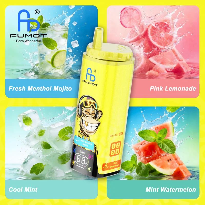 Fumot Eco 4in1 80K Puffs Einweg Kit - 💥 Nehme 4 Zahle NUR 3! + Ab einem Einkauf von 100€ 2 Mystery Gratis💥