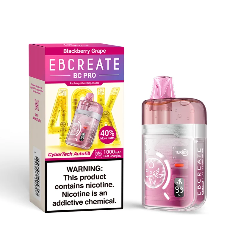 EBCREATE BC PRO 40K 40000 Puffs Einweg Kit - 💥 Nehme 4 Zahle NUR 3! + Ab einem Einkauf von 100€ 2 Mystery Gratis💥
