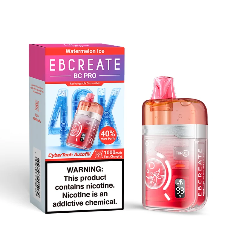 EBCREATE BC PRO 40K 40000 Puffs Einweg Kit - 💥 Nehme 4 Zahle NUR 3! + Ab einem Einkauf von 100€ 2 Mystery Gratis💥