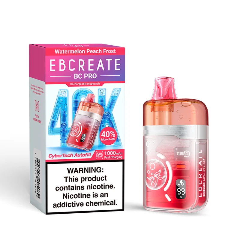 EBCREATE BC PRO 40K 40000 Puffs Einweg Kit - 💥 Nehme 4 Zahle NUR 3! + Ab einem Einkauf von 100€ 2 Mystery Gratis💥