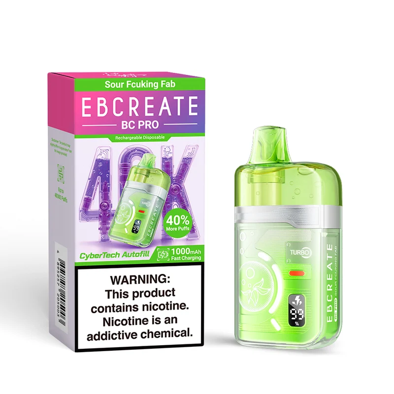 EBCREATE BC PRO 40K 40000 Puffs Einweg Kit - 💥 Nehme 4 Zahle NUR 3! + Ab einem Einkauf von 100€ 2 Mystery Gratis💥