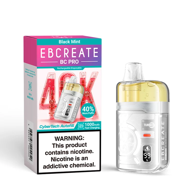 EBCREATE BC PRO 40K 40000 Puffs Einweg Kit - 💥 Nehme 4 Zahle NUR 3! + Ab einem Einkauf von 100€ 2 Mystery Gratis💥
