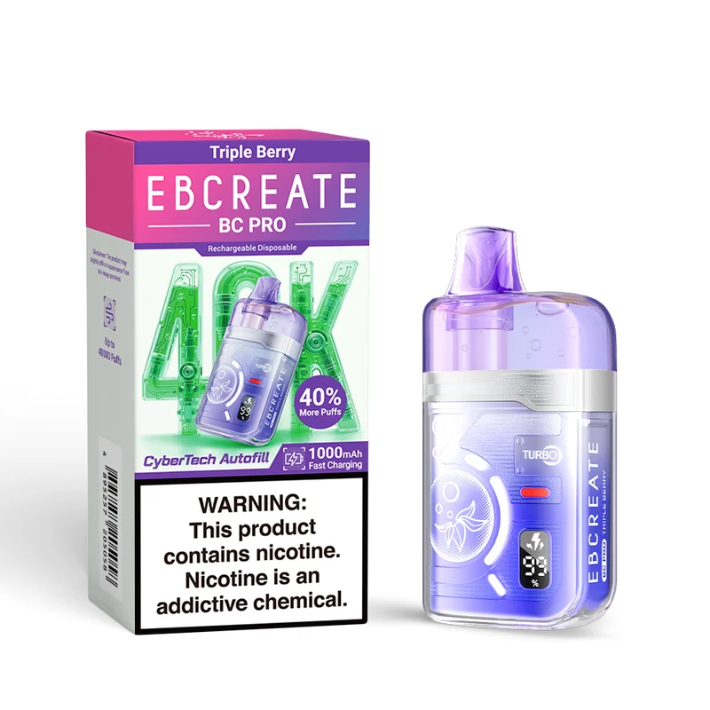 EBCREATE BC PRO 40K 40000 Puffs Einweg Kit - 💥 Nehme 4 Zahle NUR 3! + Ab einem Einkauf von 100€ 2 Mystery Gratis💥