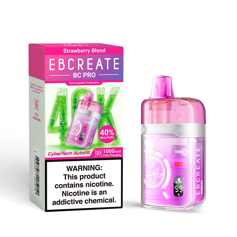 EBCREATE BC PRO 40K 40000 Puffs Einweg Kit - 💥 Nehme 4 Zahle NUR 3! + Ab einem Einkauf von 100€ 2 Mystery Gratis💥