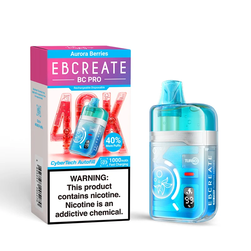 EBCREATE BC PRO 40K 40000 Puffs Einweg Kit - 💥 Nehme 4 Zahle NUR 3! + Ab einem Einkauf von 100€ 2 Mystery Gratis💥