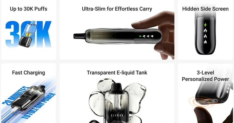 ELF BAR DUKE 30000 30K Puffs Einweg Kit - 💥 Nehme 4 Zahle NUR 3! + Ab einem Einkauf von 100€ 2 Mystery Gratis💥