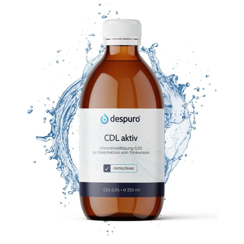 CDL 0,3 % Chlordioxid Fertiglösung 250ml | mit Pasteur Pipette