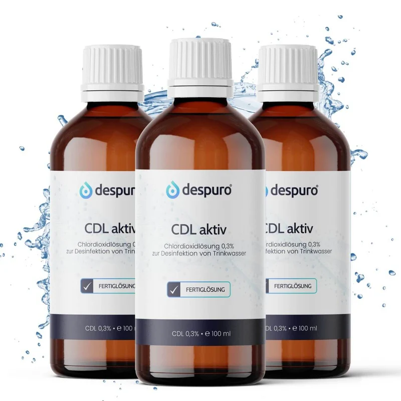 CDL 0,3 % Chlordioxid-Lösung – 3 x 100 ml Sparpaket