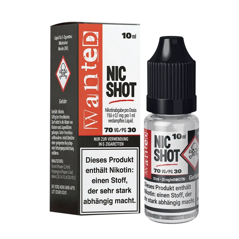 Wanted Nikotin Shot 20mg/ml - 50/50