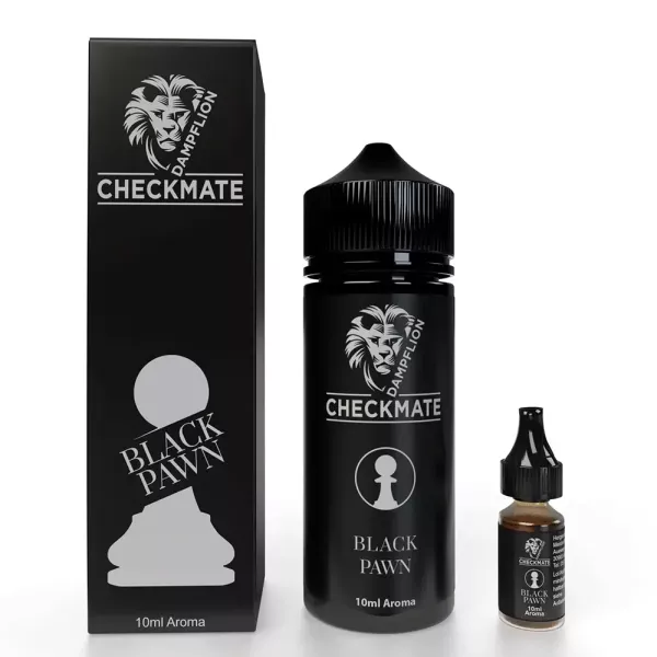 Dampflion Checkmate Longfill - Black Pawn - 10ml Aroma in 120ml Flasche