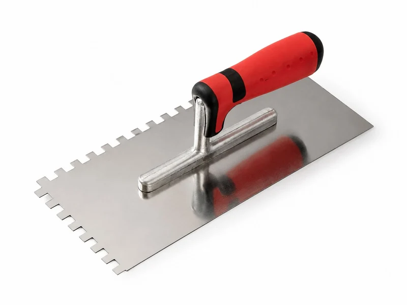 Glättekelle Zahnkelle 280 x 130 mm 8x8 mm 0,7mm