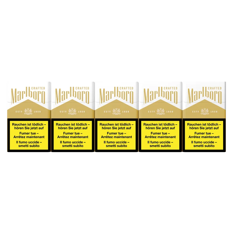Marlboro Gold Crafted Box