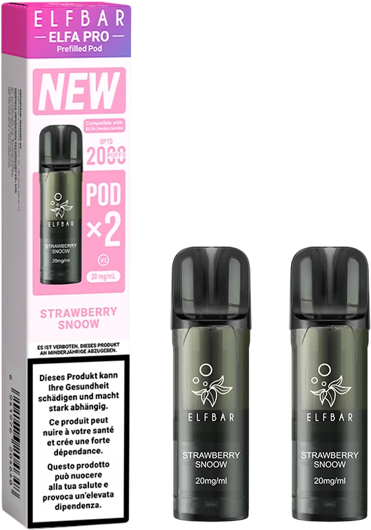 Elfbar Elfa Pro V2 Strawberry Snoow 2ml 2Pods