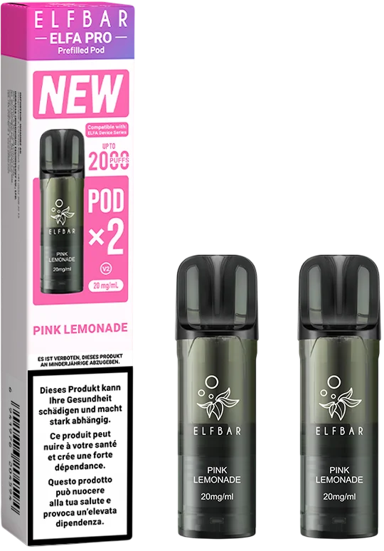 Elfbar Elfa Pro V2 Pink Lemonade 2ml 2Pods