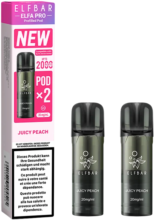 Elfbar Elfa Pro V2 Juicy Peach 2ml 2Pods