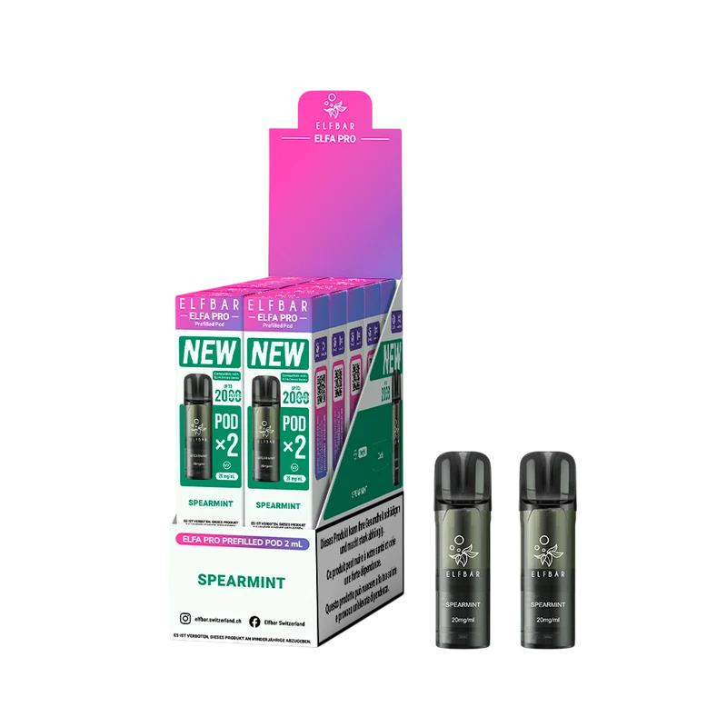 Elfbar Elfa Pro V2 Spearmint 2ml 2Pods