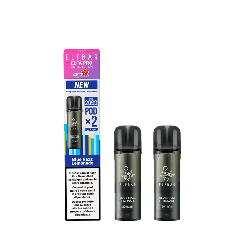 Elfbar Elfa Pro V2 Blue Razz Lemonade 2ml 2Pods