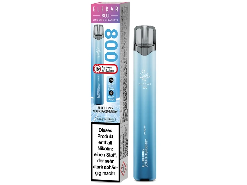 ELFBAR 800 Einweg E-Zigarette – 20mg/ml Nikotin – 800 Züge