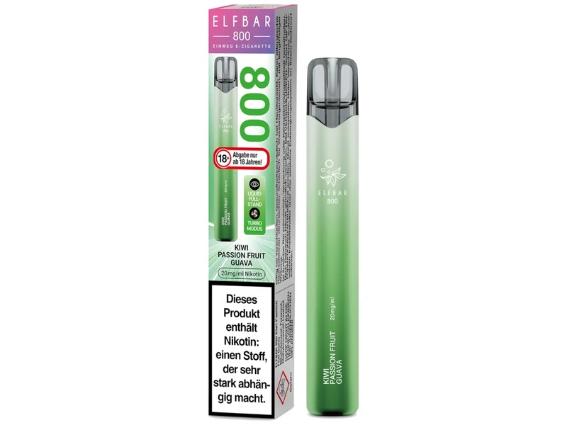 ELFBAR 800 Einweg E-Zigarette – 20mg/ml Nikotin – 800 Züge