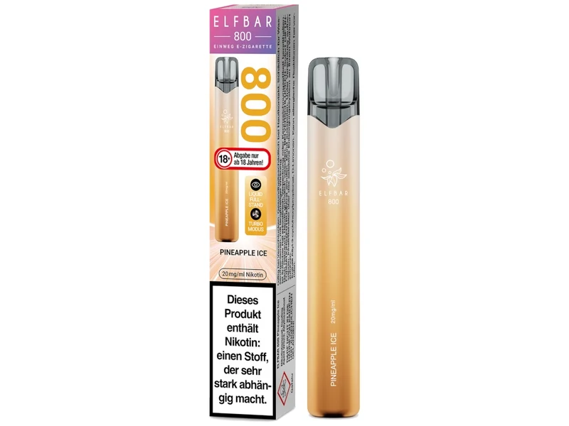 ELFBAR 800 Einweg E-Zigarette – 20mg/ml Nikotin – 800 Züge
