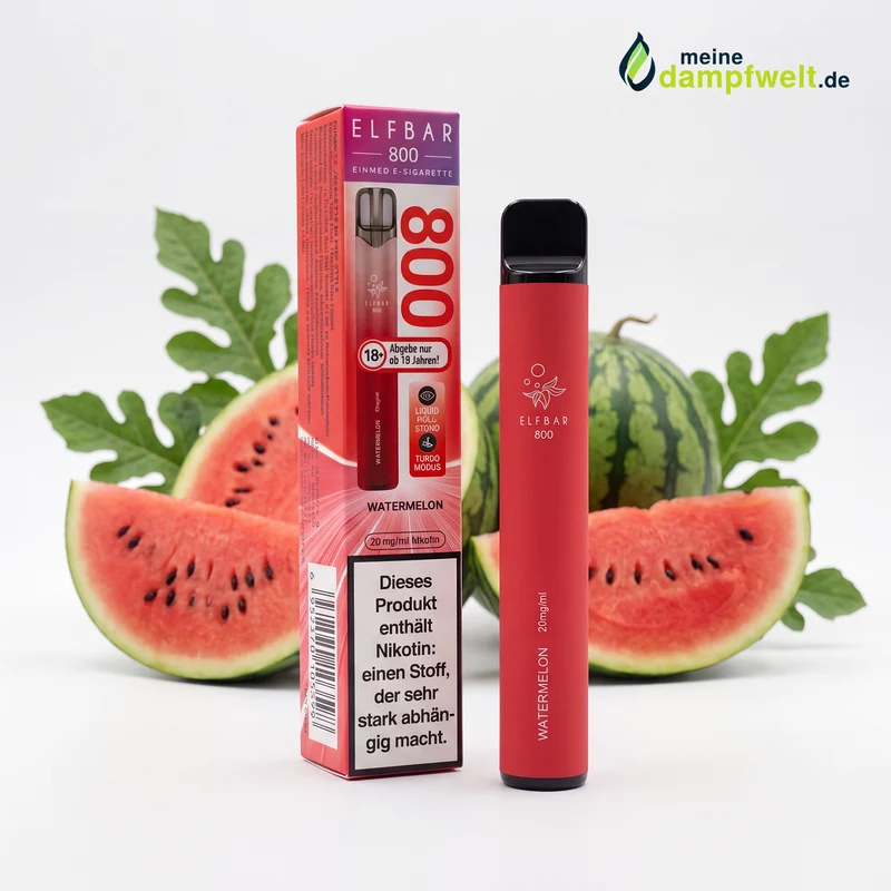 ELFBAR 800 Einweg E-Zigarette – 20mg/ml Nikotin – 800 Züge