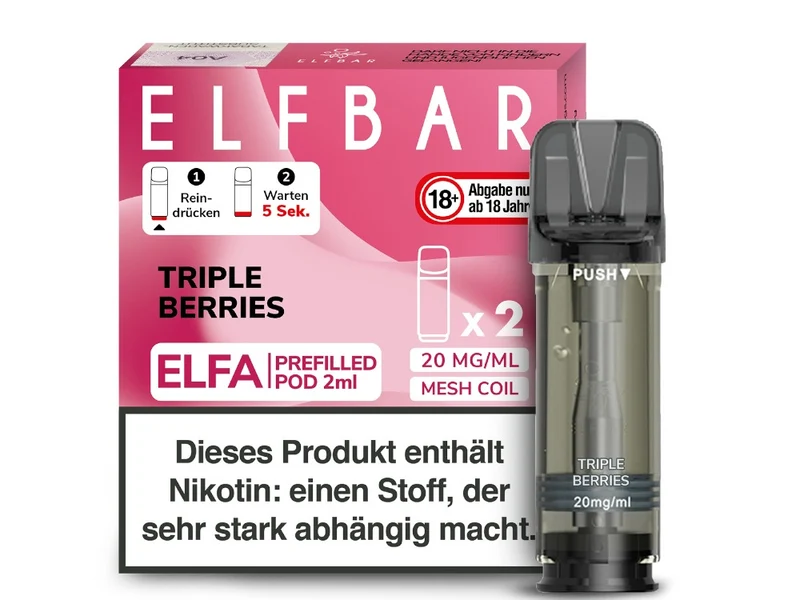 Elfbar Elfa Pods 20mg/ml – 2er Pack