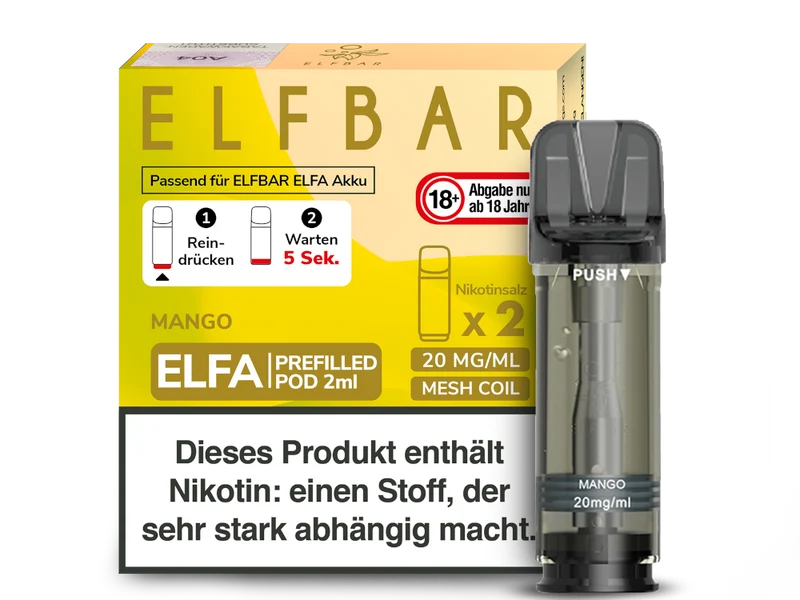 Elfbar Elfa Pods 20mg/ml – 2er Pack