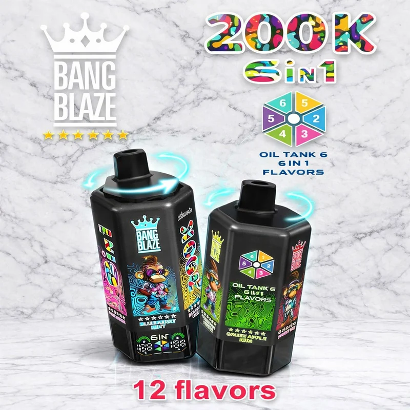 Bang Blaze 200K 200000 Puffs 6 in 1 Einweg Kit