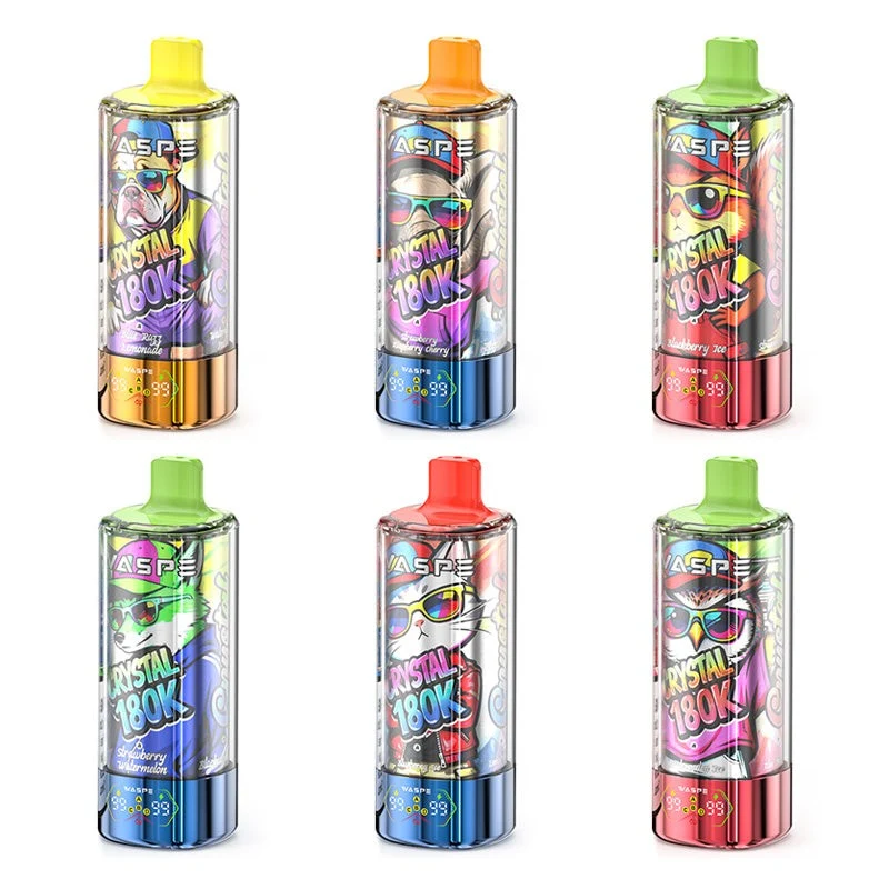 WASPE Crystal 8-in-1 180K 180000 Puffs Einweg Kit 68ml - 💥 Nehme 4 Zahle NUR 3! + Ab einem Einkauf von 100€ 2 Mystery Gratis💥