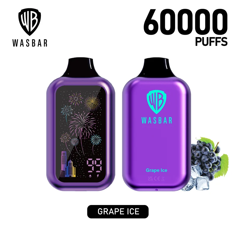 WASBAR 60000 60K Puffs Wiederaufladbares Einweg Kit