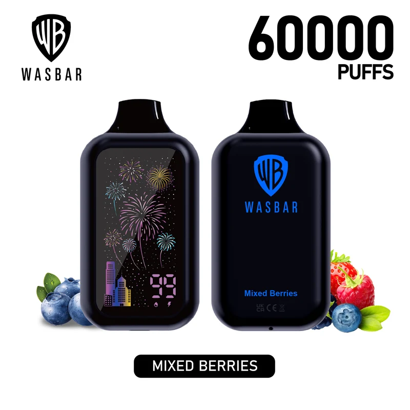WASBAR 60000 60K Puffs Wiederaufladbares Einweg Kit