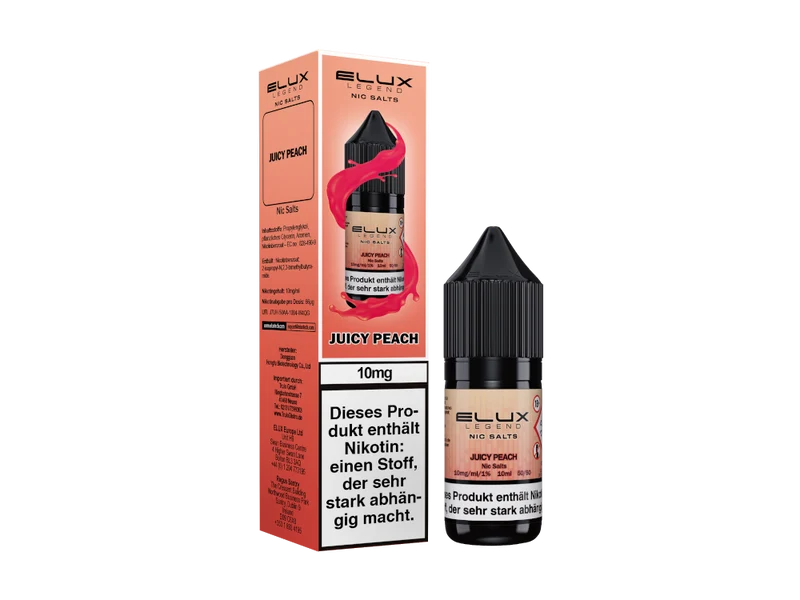 Elux Juicy Peach Nikotinsalz Liquid