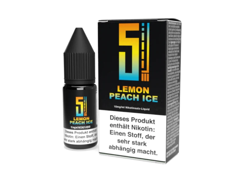 5EL Lemon Peach Ice Nikotinsalz Liquid